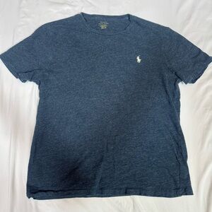 Polo by Ralph Lauren Men's Heathered Navy T-Shirt